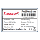 Benchstar Food Dehydrator with 24 trays – FD-24HB