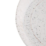 Olympia Cavolo White Speckle Flat Round Bowl - 220mm (Box 4)