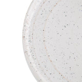 Olympia Cavolo White Speckle Flat Round Plate - 180mm (Box 6)