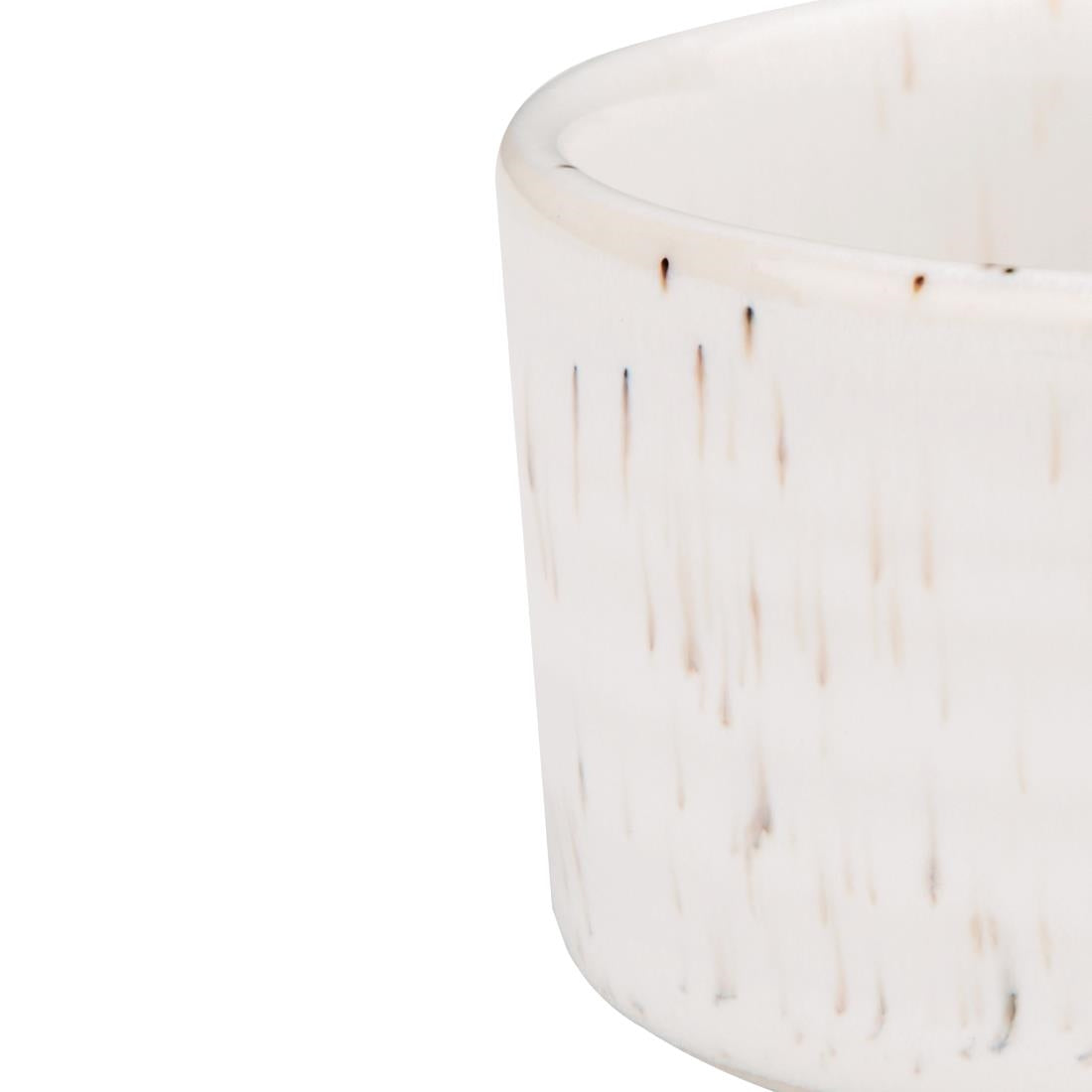 Olympia Cavolo White Speckle Dipping Dish - 67mm (Box 12)