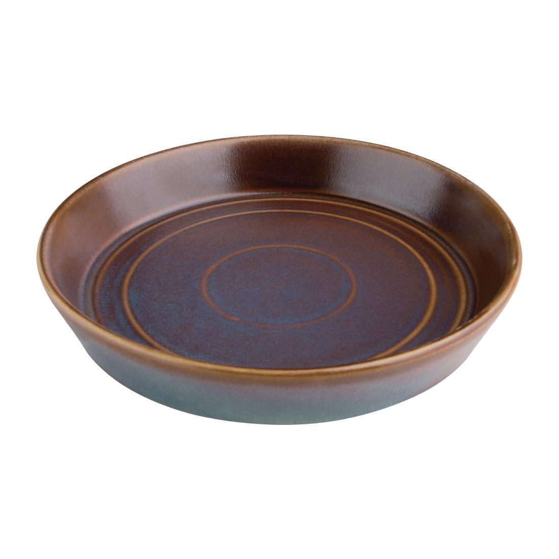 Olympia Cavolo Iridescent Flat Round Bowl - 220mm (Box 4)