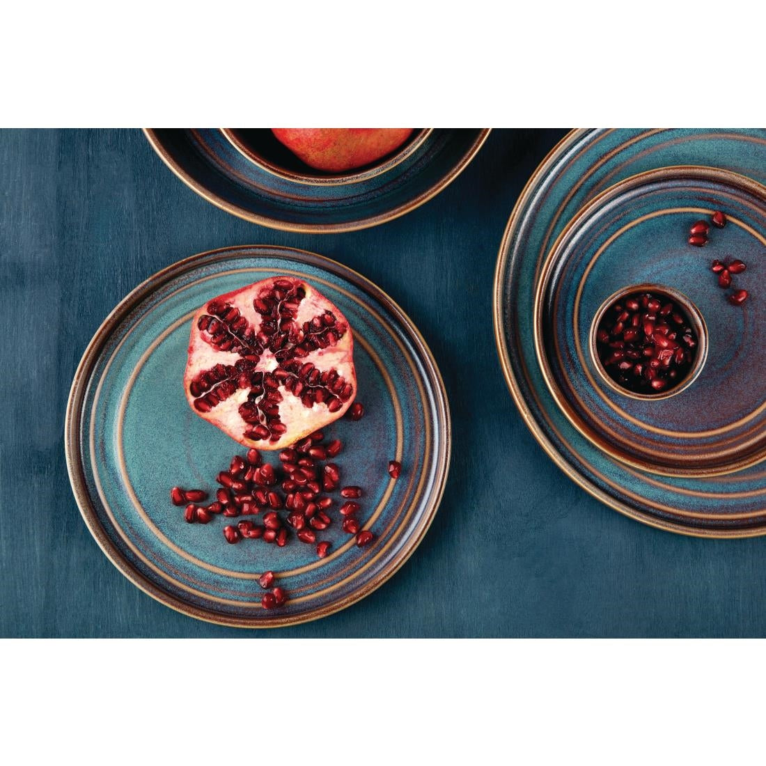 Olympia Cavolo Iridescent Flat Round Plate - 180mm (Box 6)