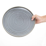 Olympia Cavolo Charcoal Dusk Flat Round Plate - 270mm (Box 4)