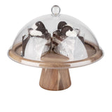 Olympia Acacia Cake Stand - 305x127mm