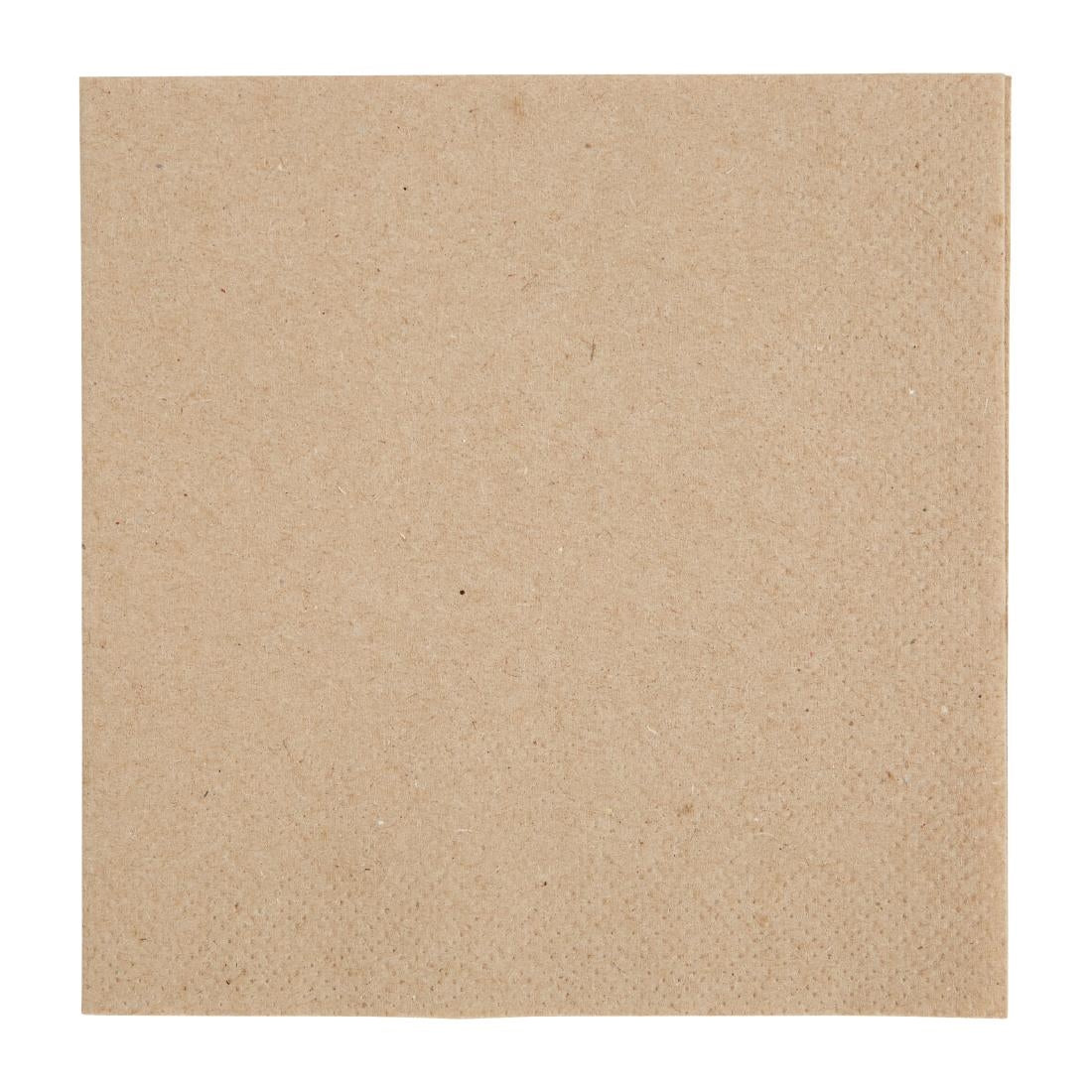 Fiesta Recyclable 24cm 2 ply 4 Fold Recycled Kraft Cocktail Napkin  (Pack 4000)