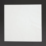 Fiesta Recyclable 33cm 2 ply 4 Fold White Lunch Napkin  (Pack 2000)