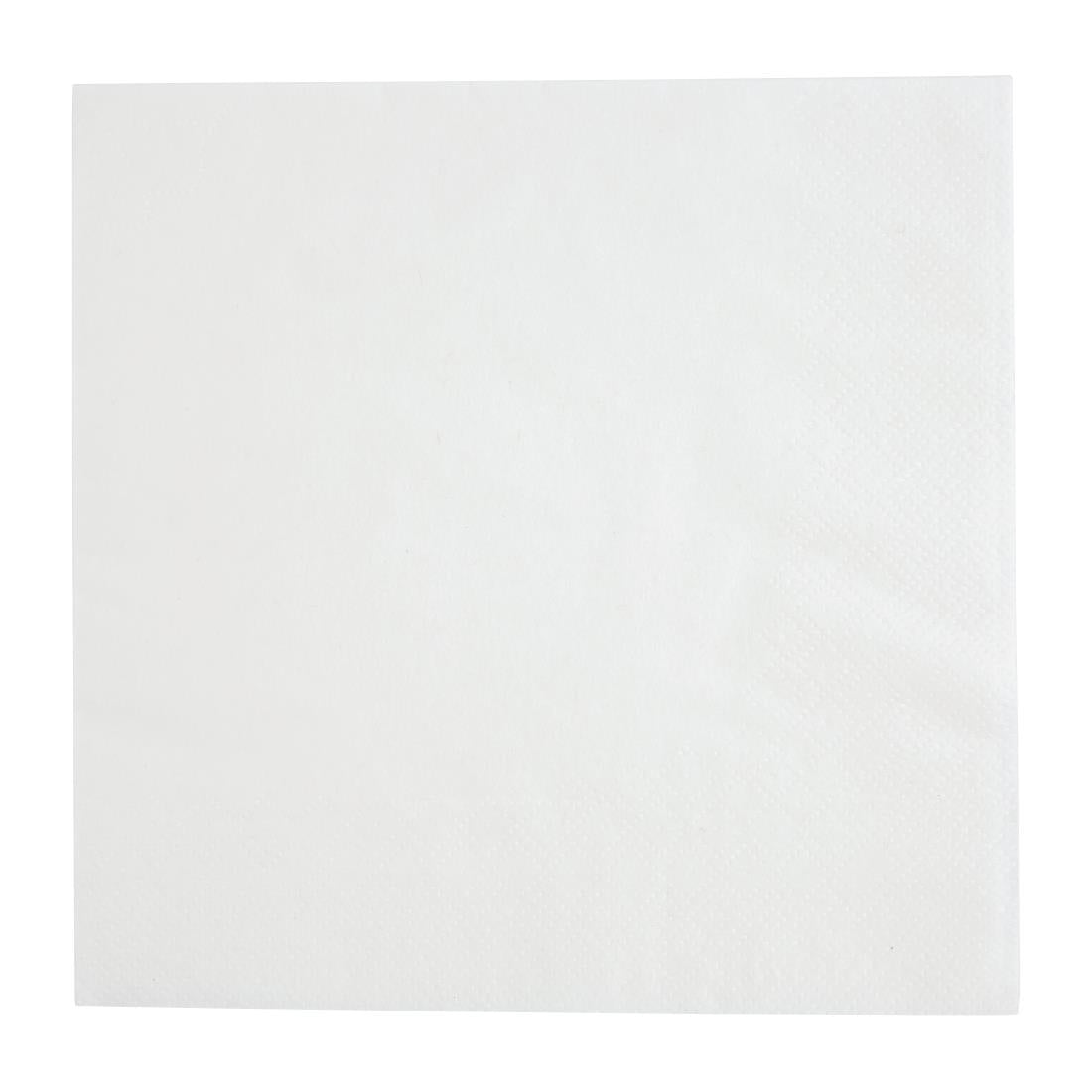 Fiesta Recyclable 30cm 1 ply 4 Fold White Lunch Napkin  (Pack 5000)