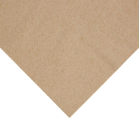 Fiesta Recyclable 33cm 2 ply 4 Fold Recycled Kraft Lunch Napkin  (Pack 2000)