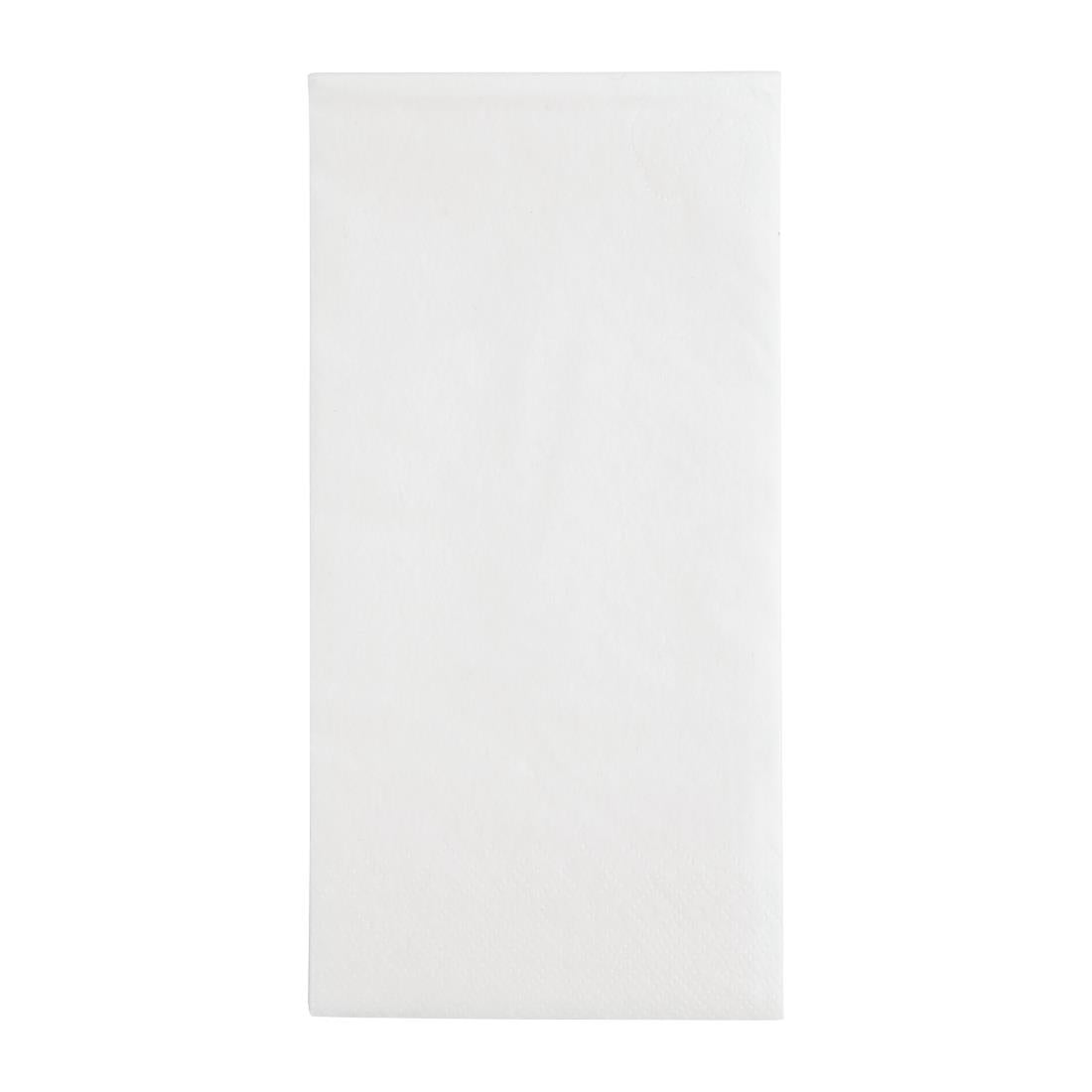 Fiesta Recyclable 40cm 2 ply 8 Fold White Dinner Napkin  (Pack 2000)