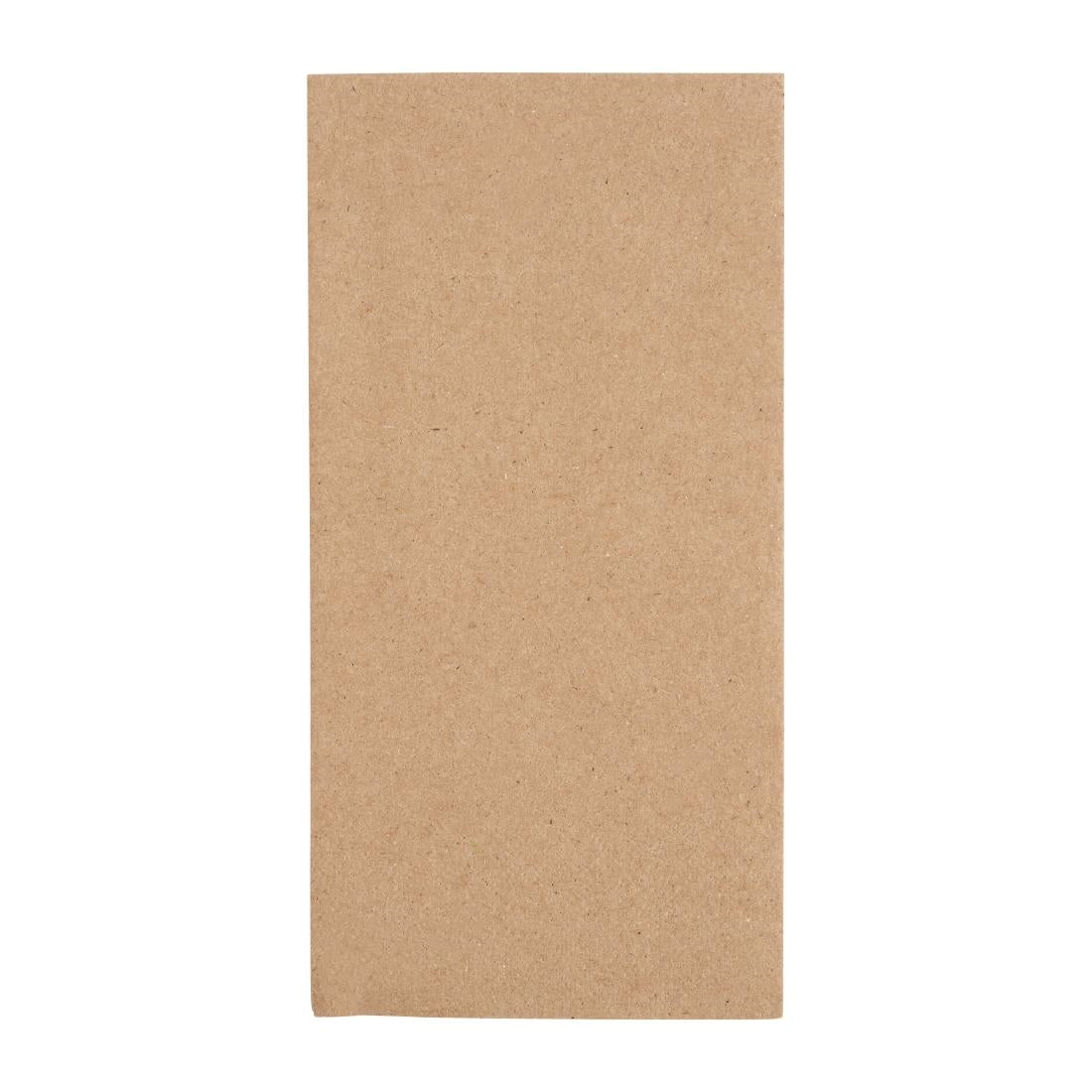 Fiesta Recyclable 40cm 2 ply 8 Fold Recycled Kraft Dinner Napkin  (Pack 2000)