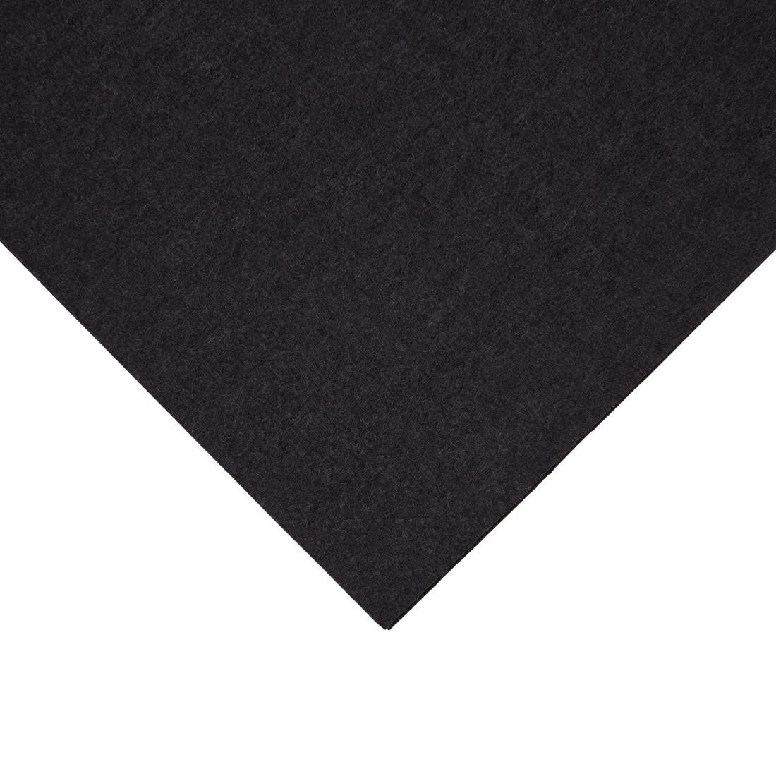 Fiesta Recyclable 40cm 3 ply 8 Fold Black Dinner Napkin  (Pack 1000)