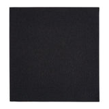 Fiesta Recyclable 40cm Airlaid 4 Fold Black Dinner Napkin  (Pack 500)