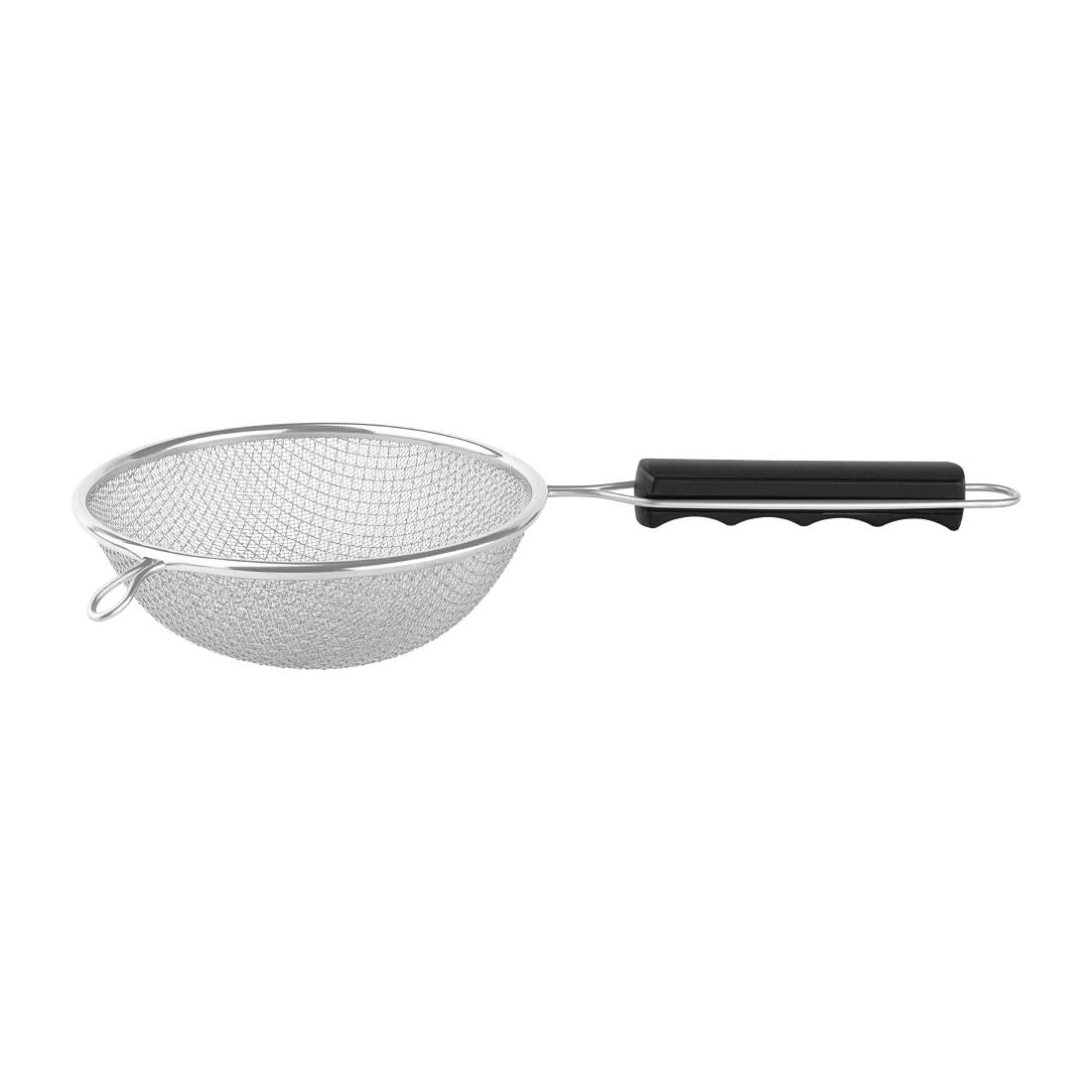 Vogue Double Mesh Sieve Black Handle - 160mm