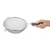 Vogue Double Mesh Sieve Black Handle - 200mm