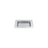 Stainless Steel Drawer Pull. Flush Mount Type. 120mm x 62mm -  FH-41