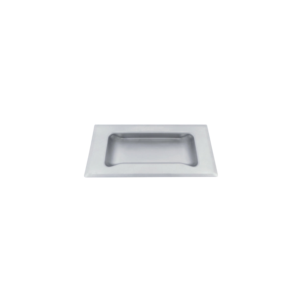 Stainless Steel Drawer Pull. Beveled Edge With Fixing Studs. 120mm x 62mm - FH-43