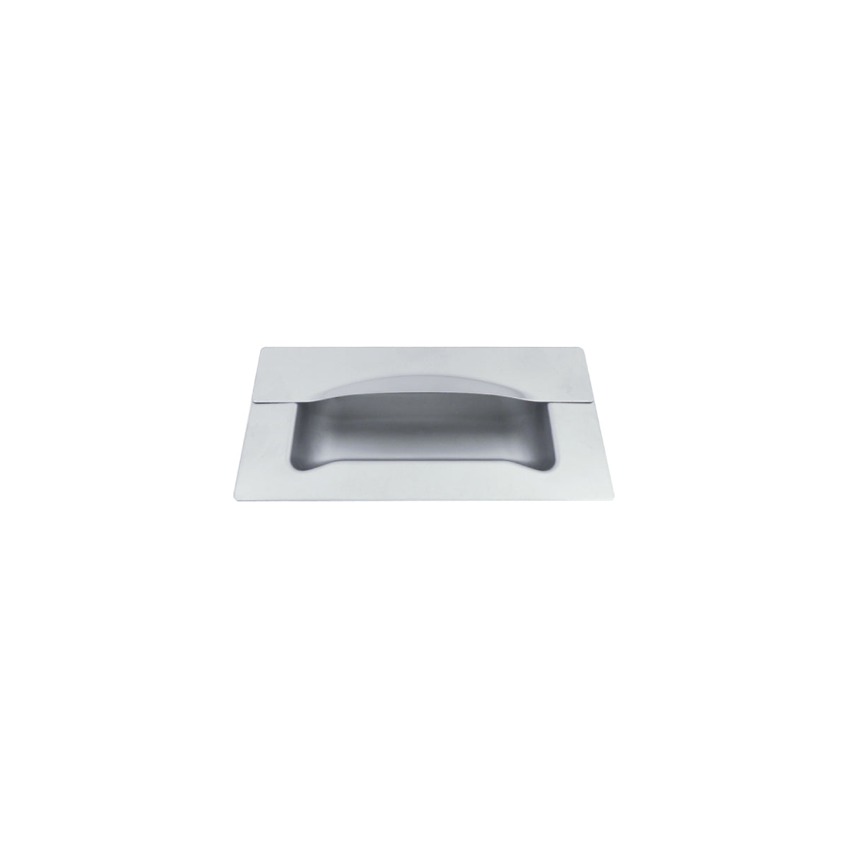 Stainless Steel Drawer Pull. Flush Mount Type With Grip. 120mm x 62mm -  FH-44