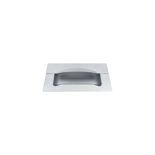 Stainless Steel Drawer Pull. Flush Mount Type With Grip. 120mm x 62mm -  FH-44