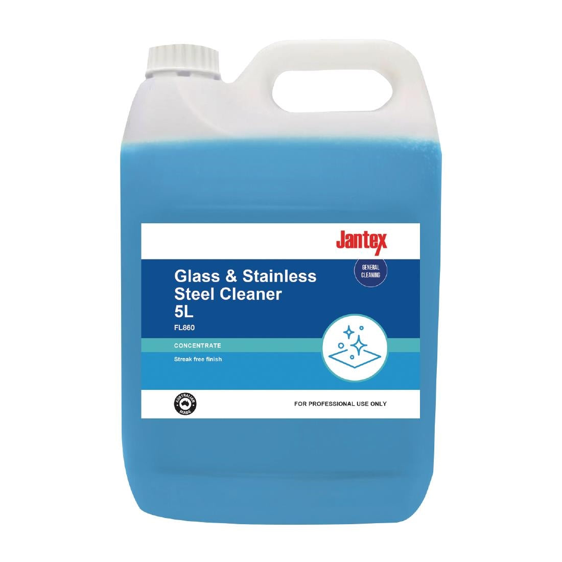 PR BUSTER - Jantex Glass & Stainless Steel Cleaner Concentrate - 5Ltr