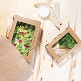 Fiesta Salad Box with PET Window - 700ml (Pack 200)