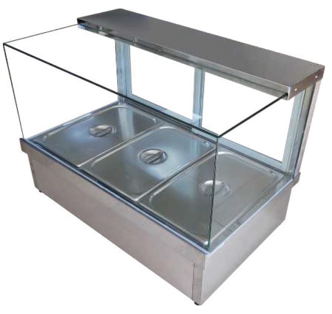 Wet Hot Food Display 1380mm CRB-8