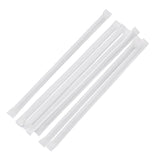 Fiesta Compostable Wrapped Paper Straw Black - 6mm (Box 250)