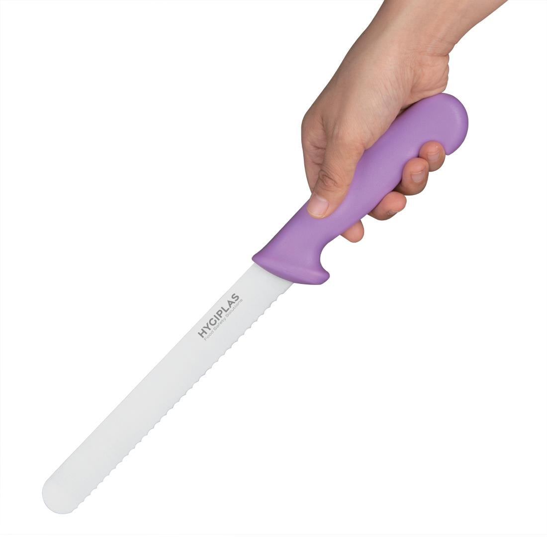 Hygiplas Bread Knife Purple - 8"