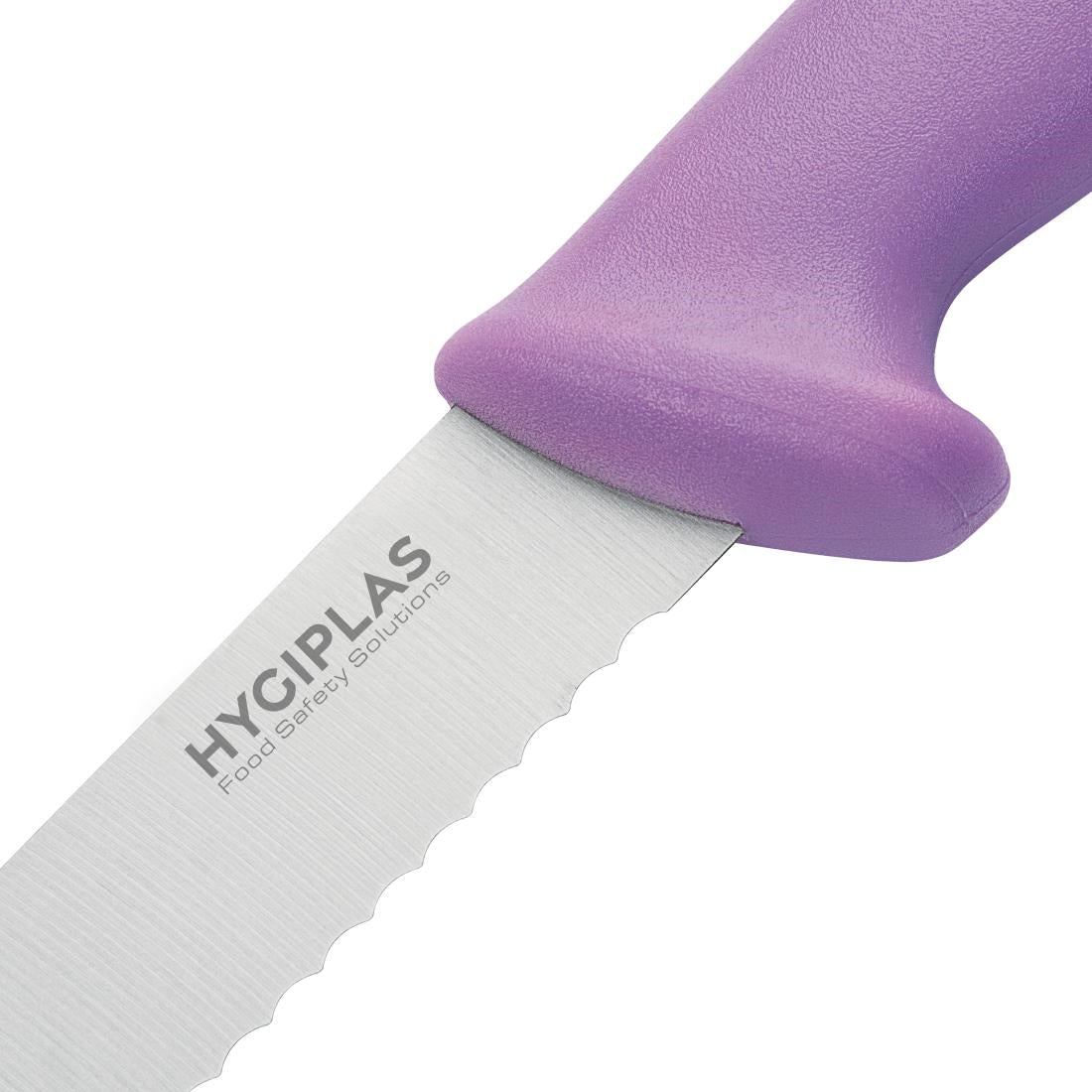 Hygiplas Bread Knife Purple - 8"