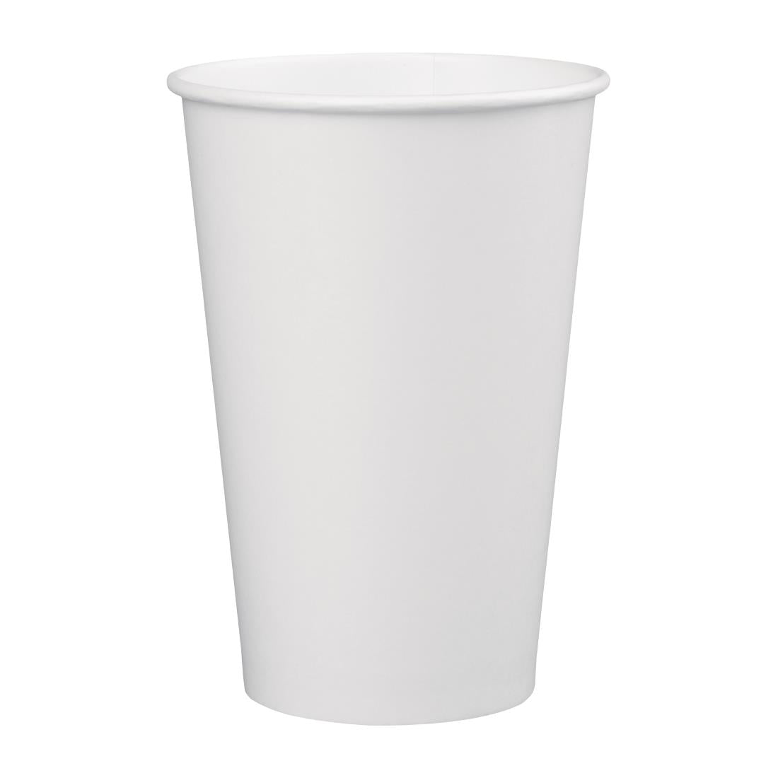 Fiesta Recyclable Cold Cup Single Wall White 90mm 16oz (Pack 1000)