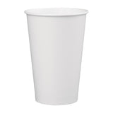 Fiesta Recyclable Cold Cup Single Wall White 90mm 16oz (Pack 1000)