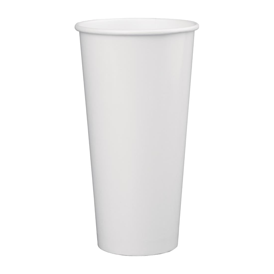 Fiesta Recyclable Cold Cup Single Wall White 90mm 22oz (Pack 1000)