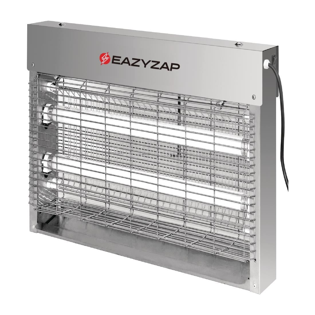 Eazyzap Brushed Stainless Steel Pest Killer - 14watt