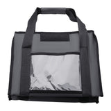 Vogue Insulated Folding Delivery Bag Grey - 305x380x380mm 12x15x15"