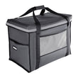 Vogue Insulated Folding Delivery Bag Grey - 540x360x430mm 21x14x17"