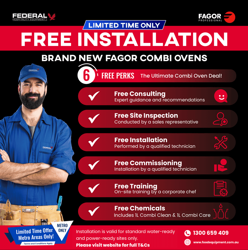 Fagor Ikore 20 Tray Advanced Boiler Gas Combi Oven - APW-201GRLWS