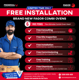 Fagor Ikore 20 Tray Advanced Boiler Gas Combi Oven - APW-201GRLWS