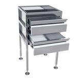 Freestanding Stainless Steel Drawer Unit (2 drawers)
