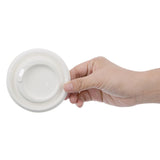 Fiesta Compostable Bagasse Hot Cup Lid - 90mm for 12oz Cup (Pack 1000)