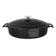 Vogue Saute Pan Round Black - 280mm 3 1/2Ltr