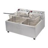 Apuro Double Fryer - 2x5Ltr 2x2.2kW