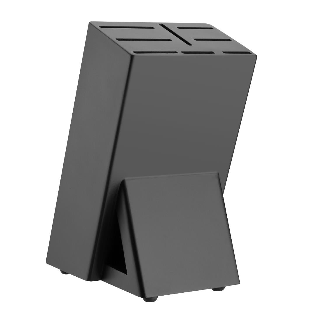 Vogue Tsuki Knife Block Rubber Wood -  235x155x132mm