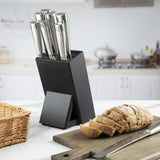 Vogue Tsuki Knife Block Rubber Wood -  235x155x132mm