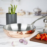 Vogue Induction Tri-Wall Copper Fry Pan - 280mm 11"