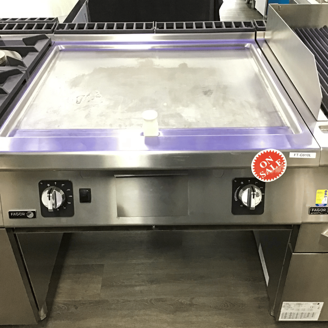 Ex-Showroom: Fagor Kore 900 Series Gas Fry Top - FT-G910L-VIC637