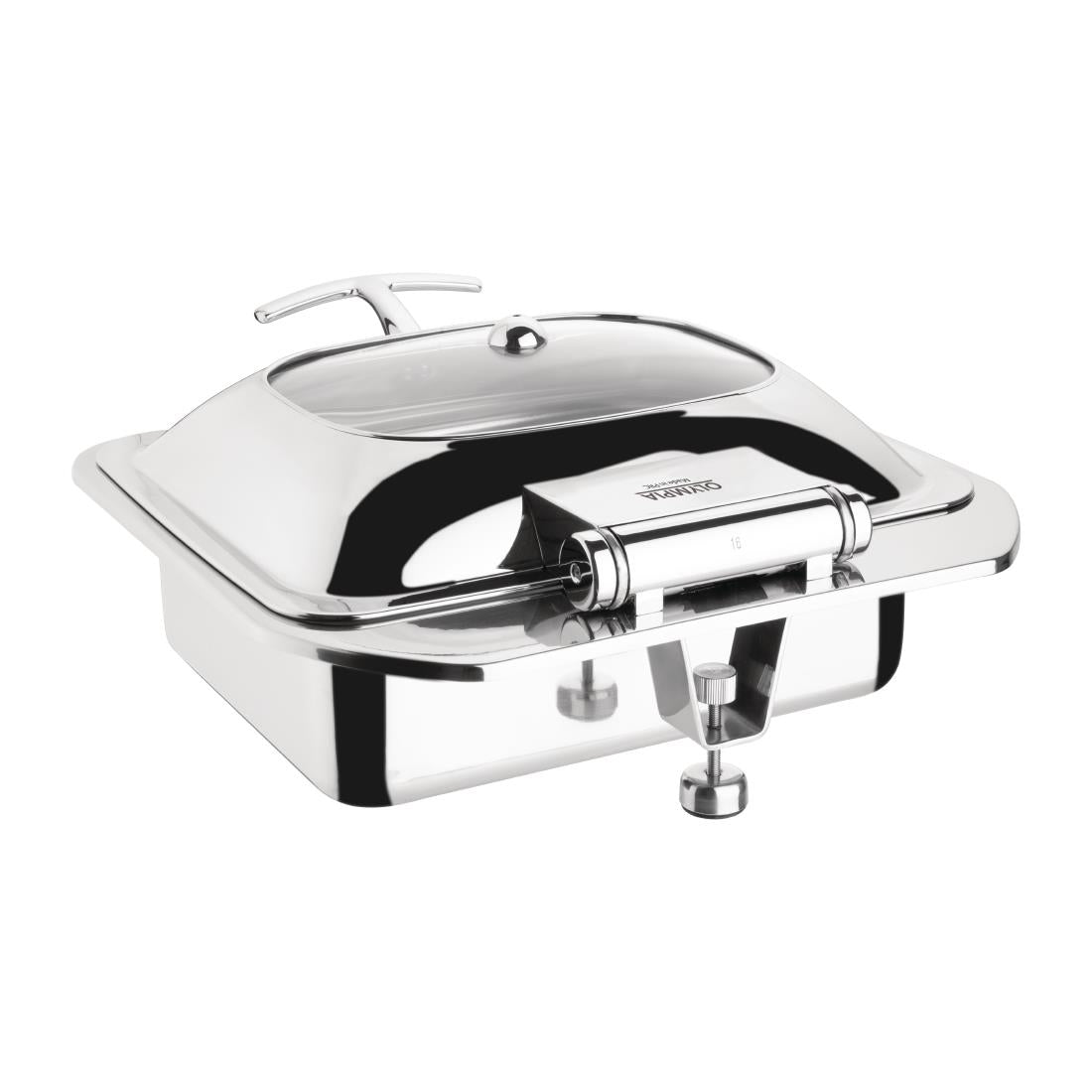 Olympia Induction Chafer - 1/2 with Glass Lid