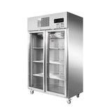 Thermaster Double Door Upright Display Fridge - SUCG1000