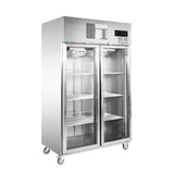 Thermaster Double Door Upright Display Fridge - SUCG1000