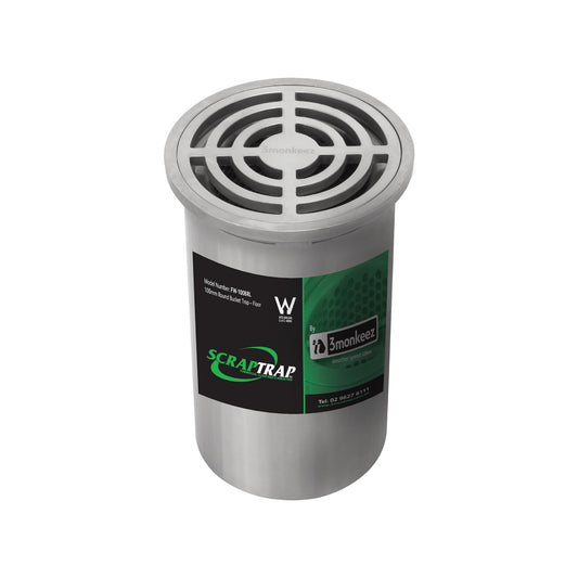 100mm Round Floor Waste Arrestor (suits 100mm pipe) FW-100BRL