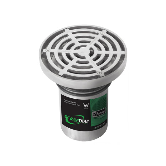 150mm Round Floor Waste Arrestor (suits 100mm pipe) FW-150BR