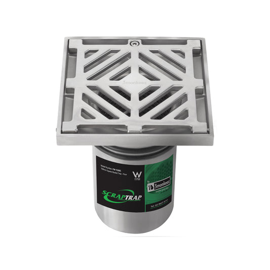 150mm Square Floor Waste Arrestor (suits 100mm pipe) FW-150BS